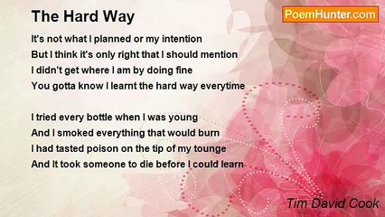 Tim David Cook - The Hard Way