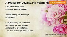 rose flores rosevoc2 - A Prayer for Loyalty.141 Psalm Prayer Prompt