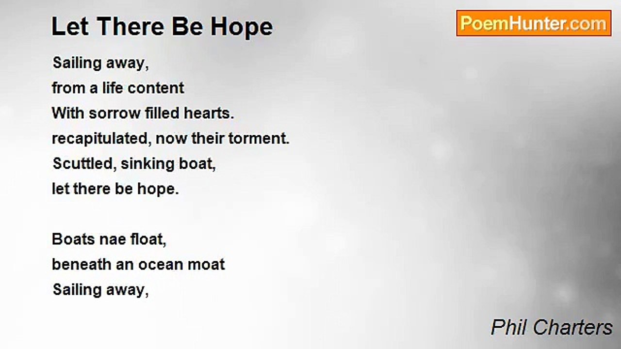 Phil Charters - Let There Be Hope