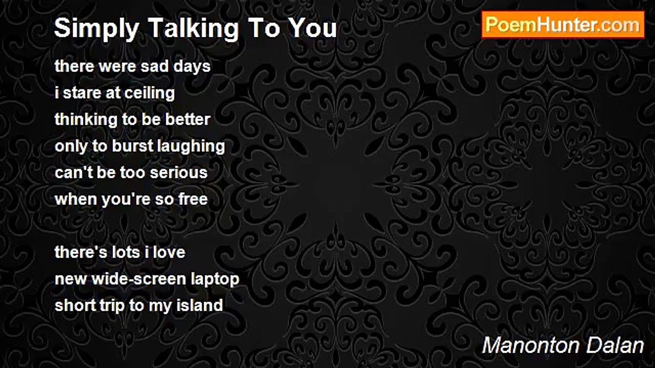 Manonton Dalan - Simply Talking To You
