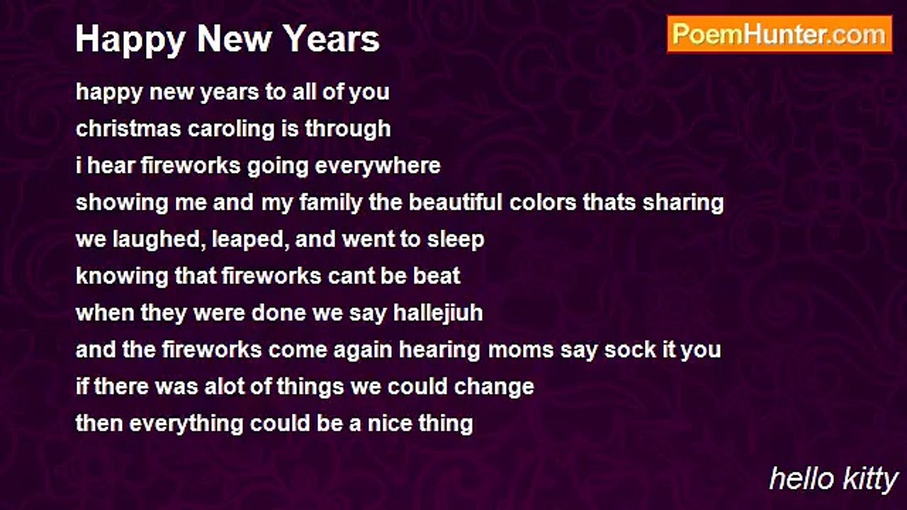 hello kitty - Happy New Years
