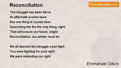 Emmanuel Oduro - Reconciliation