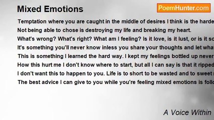 A Voice Within - Mixed Emotions