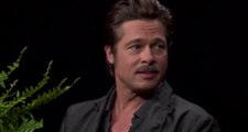Brad Pitt sunucunun yüzüne tükürdü - Brad Pitt Between Two Ferns - Review