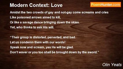 Olin Yeats - Modern Context: Love