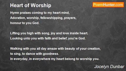Jocelyn Dunbar - Heart of Worship