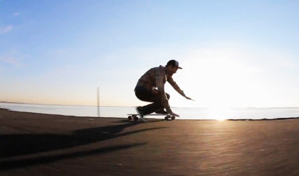 Longboard Sunrise Session with the Pintail by Original Skateboards