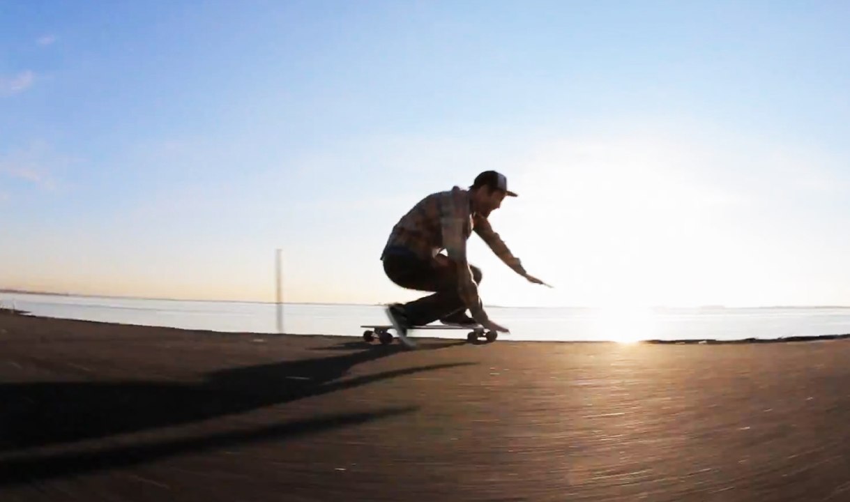 Longboard Sunrise Session with the Pintail by Original Skateboards