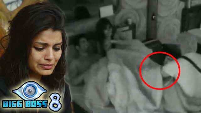 Ali Quli Mirza Touches Sonali Raut Under The Blanket | Bigg Boss 8 | SHOCKING