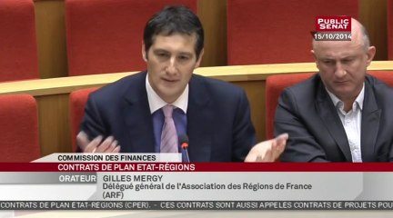 Audition sur les contrats de projets Etat régions - Audition