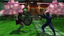 Spartan VS Ninja In A Deadliest Warrior The Game Battle / Match / Fight