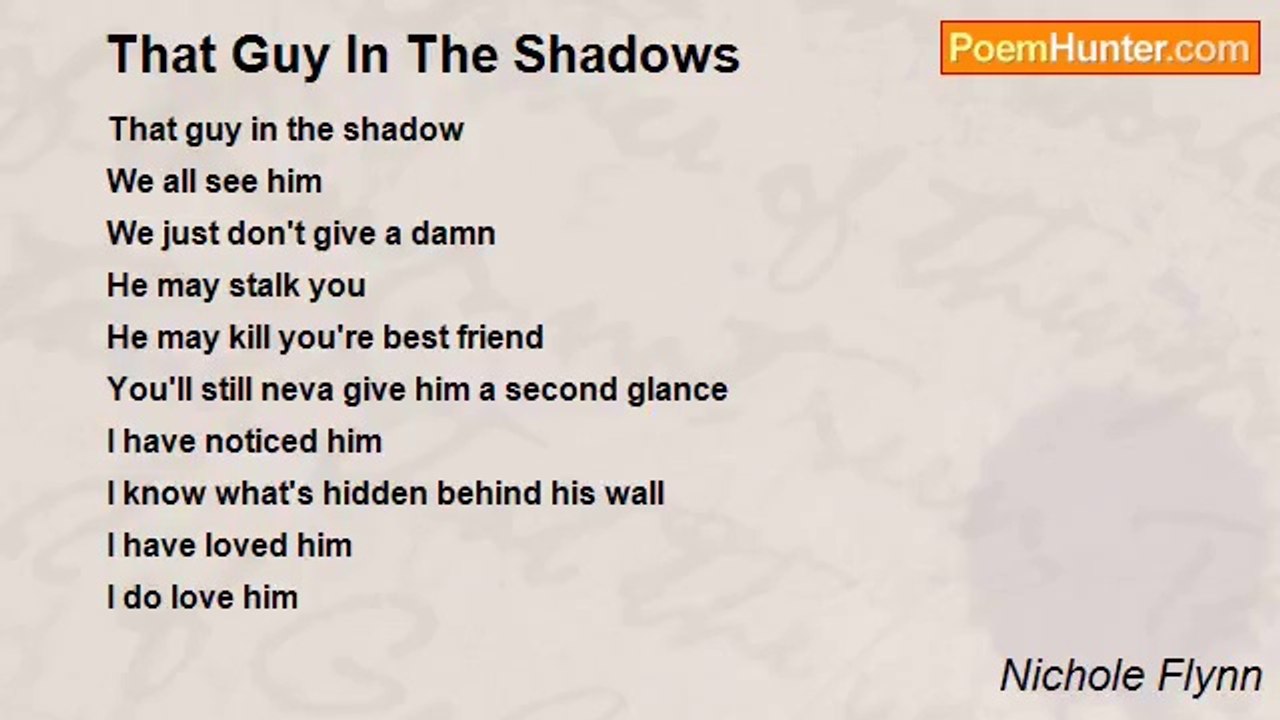 Nichole Flynn - That Guy In The Shadows