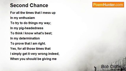 Bob Oldfield - Second Chance