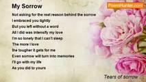 Tears of sorrow ... - My Sorrow