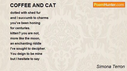 Simona Terron - COFFEE AND CAT