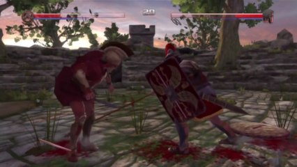 Spartan VS Centurion In A Deadliest Warrior The Game Battle / Match / Fight