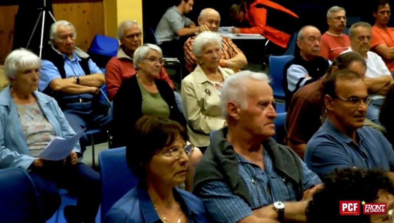 Rencontre avec des Conseillers Régionaux du groupe Front de Gauche de PACA . Pernes les Fontaines -1ère partie