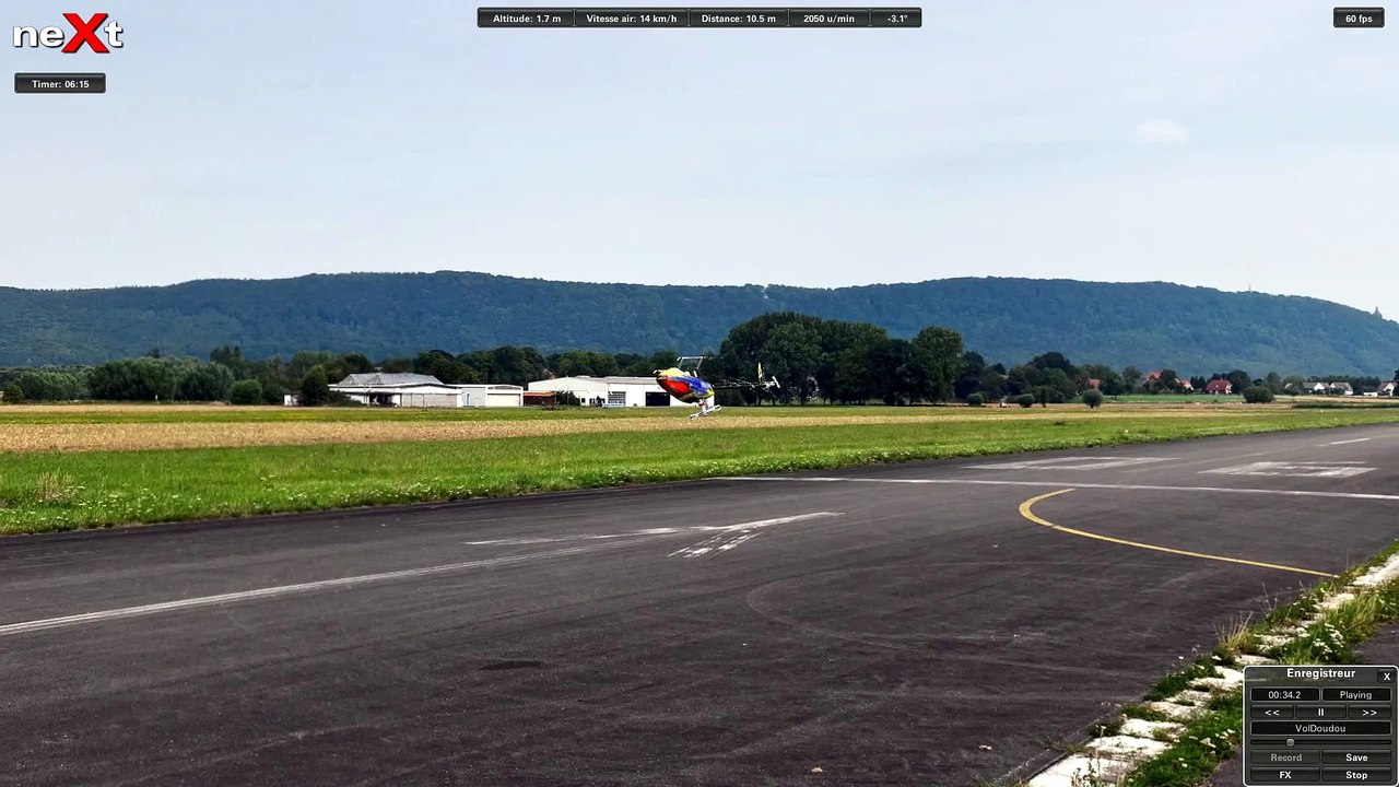 CGM rc Heli Simulator T-rex 700 L Dominator