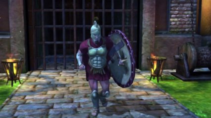 Spartan VS Knight In A Deadliest Warrior The Game Battle / Match / Fight