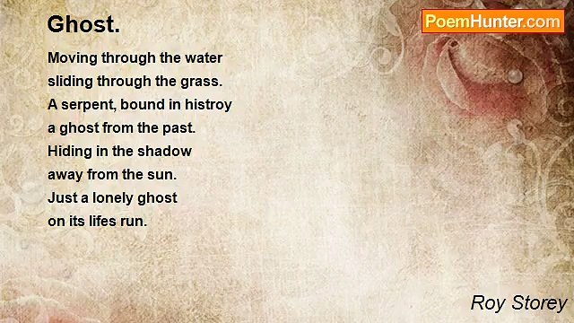 Roy Storey - Ghost.
