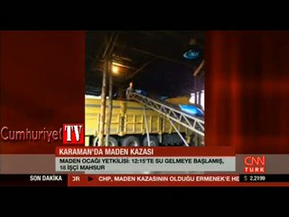 Mahsur kalan madenciler için canlı yayında acı açıklama