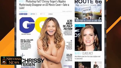 Photoshop Fail_ Chrissy Teigen's Nipples Mysteriously Disappear on GQ Mexico Cover