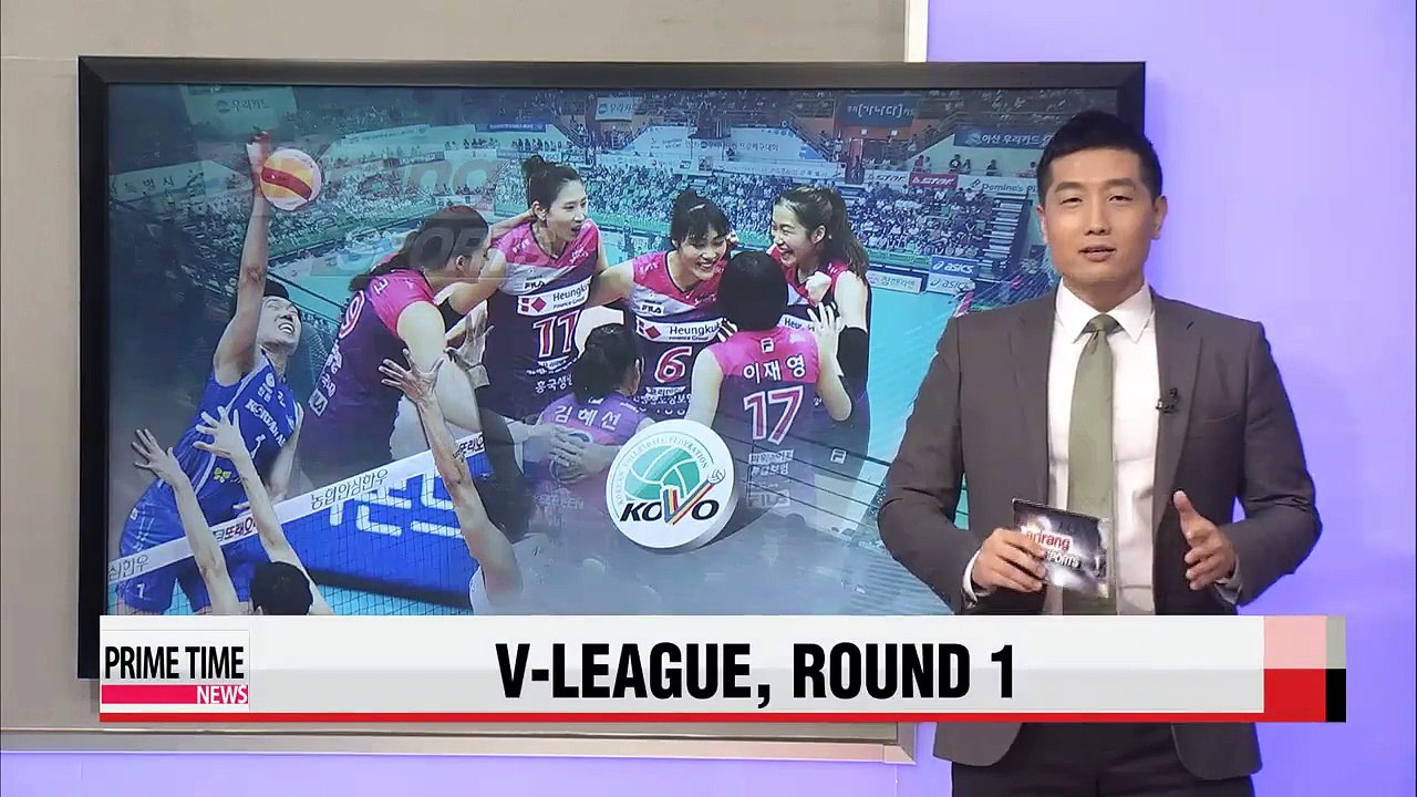 V-League Heungkuk Life vs. Korea Expressway; Korean Air vs. OK Savings Bank