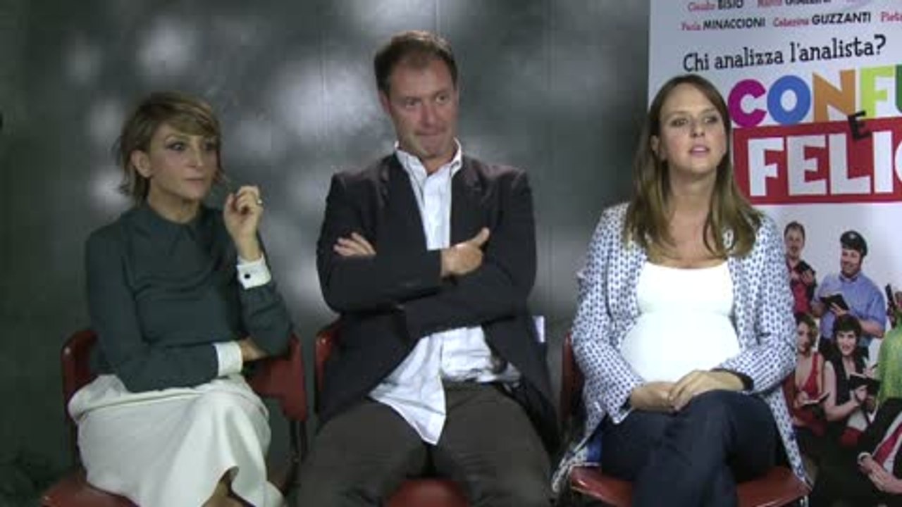 Intervista ai protagonisti di "Confusi e Felici" Paola Minaccioni Pietro Sermonti, Caterina Guzzanti