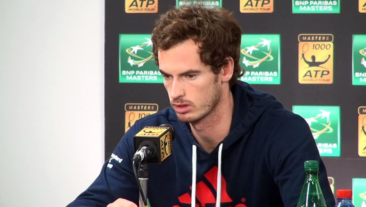 BNPPM - Paris-Bercy 2014 - Andy Murray : "De longues semaines bénéfiques"