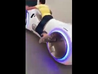 Real life Tron bike...