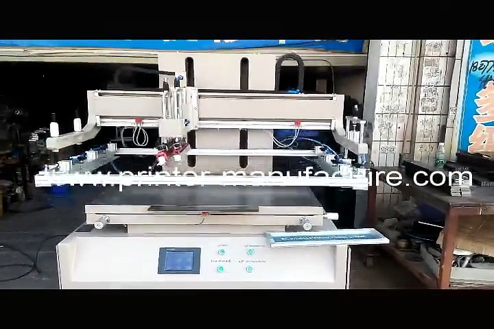 Flat Bed Screen Printing machine Flat Screen Print