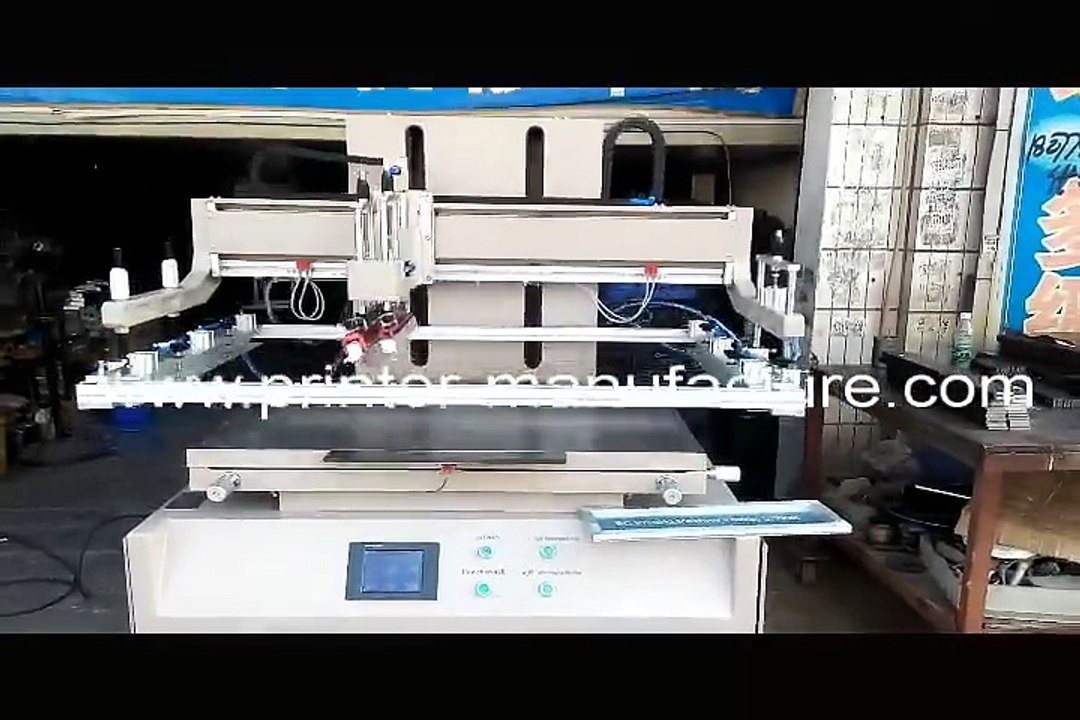 Flatbed Screen Printer Flat Silk Screen Printing Machine