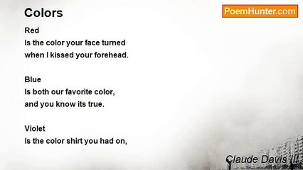 Claude Davis III - Colors