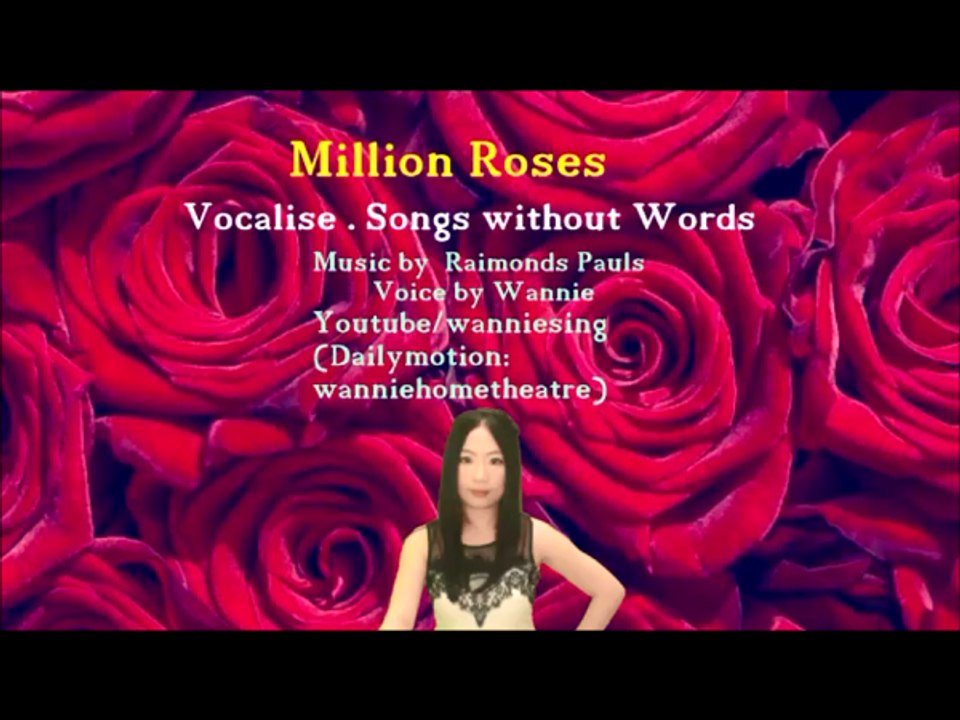 Vocalise : Million Roses Миллион алых роз (My cover - high voice)