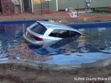 Elderly Driver Rescued After Crashing SUV Into Backyard Pool
