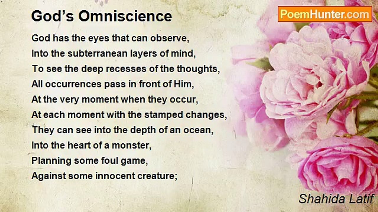 Shahida Latif - God’s Omniscience