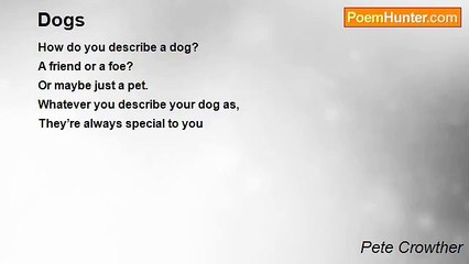 Pete Crowther - Dogs