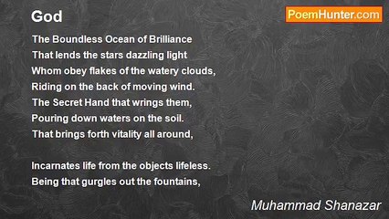 Muhammad Shanazar - God