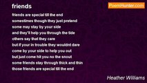 Heather Williams - friends