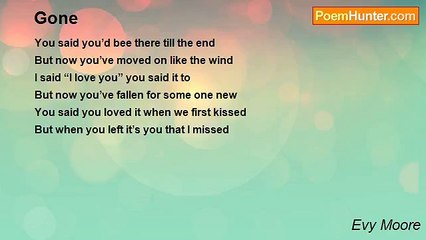 Evy Moore - Gone