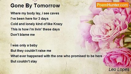 Leo Lopes - Gone By Tomorrow