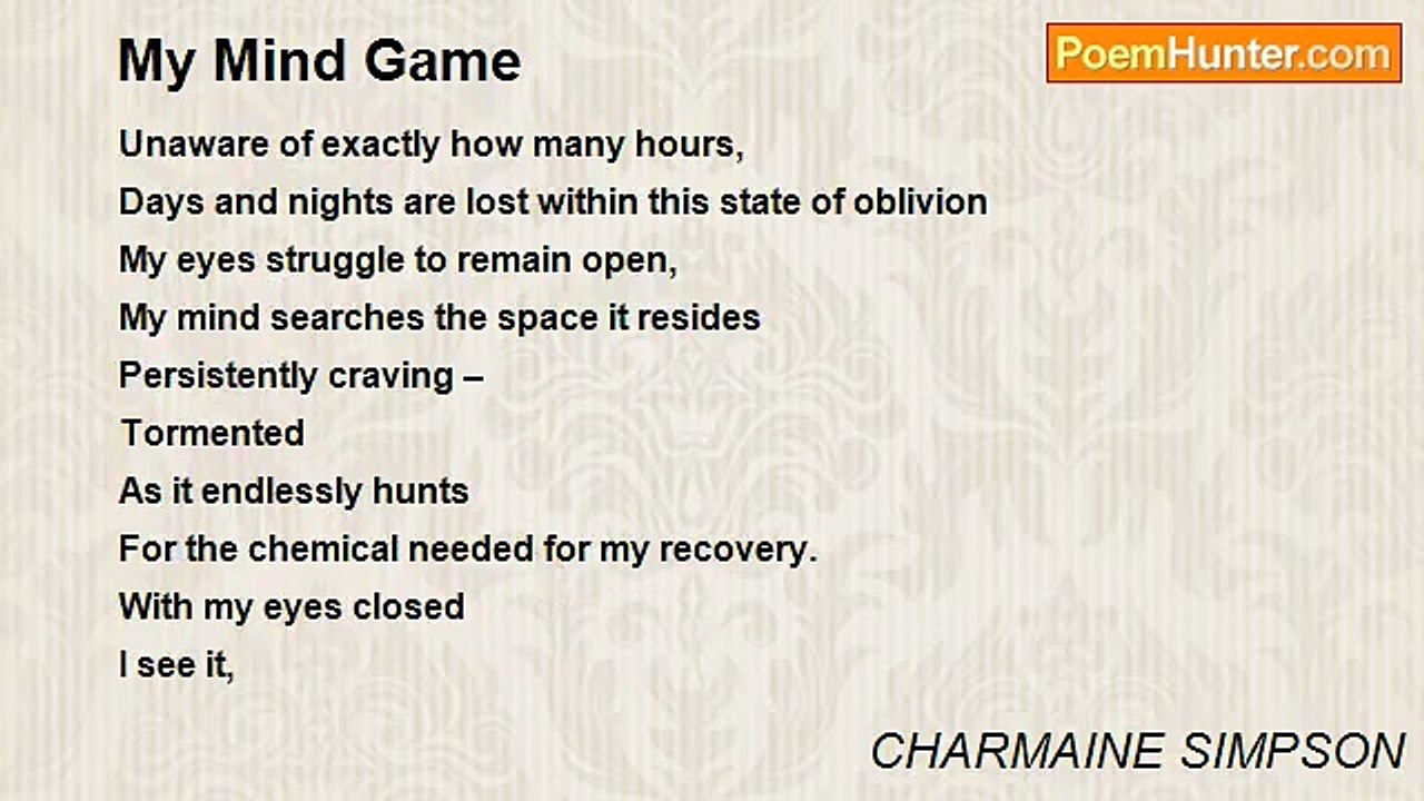 CHARMAINE SIMPSON - My Mind Game