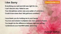 Ashleigh Gaffney - I Am Sorry