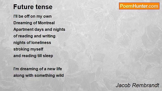 Jacob Rembrandt - Future tense