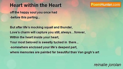 reinalie jorolan - Heart within the Heart