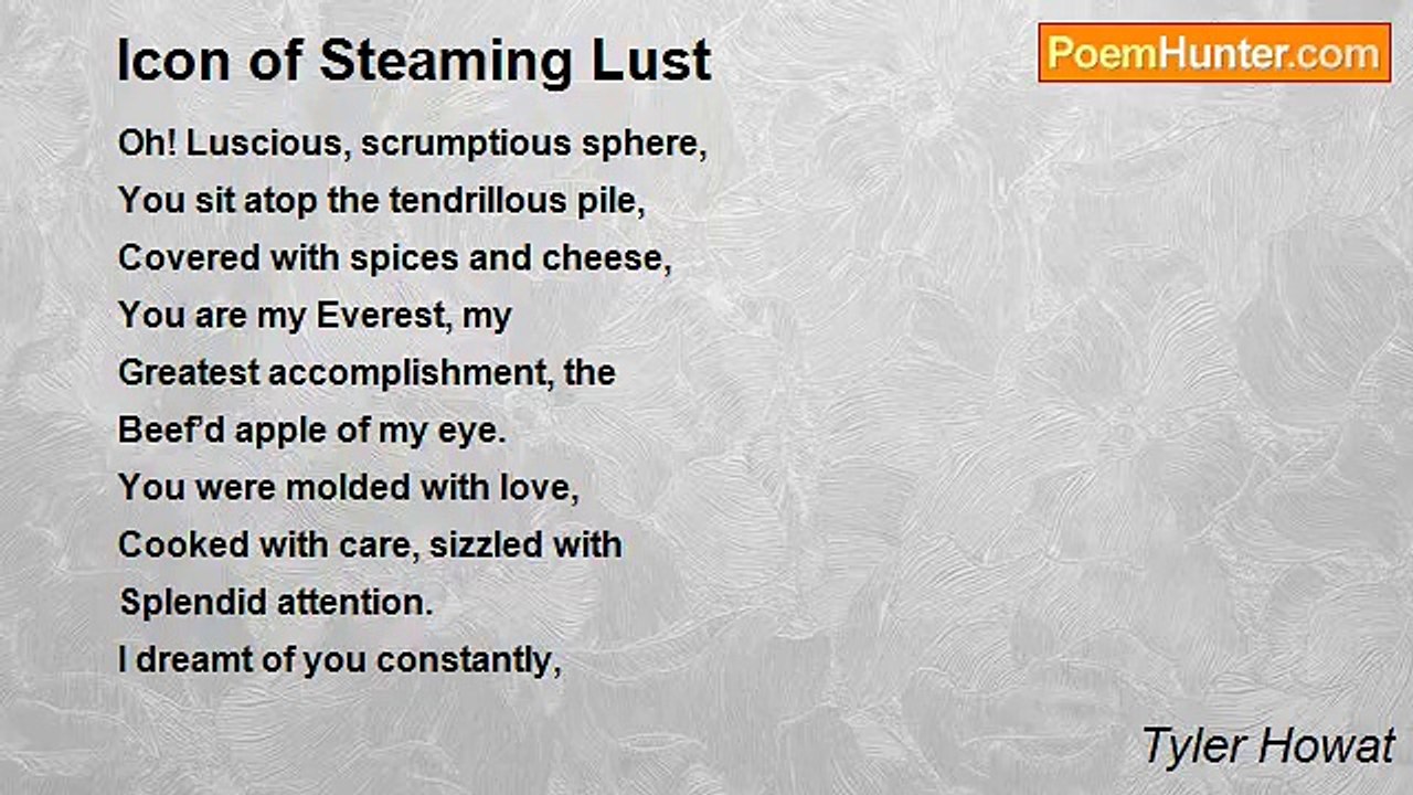 Tyler Howat - Icon of Steaming Lust