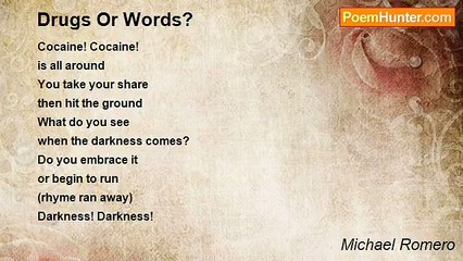 Michael Romero - Drugs Or Words?