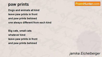 jamika Eichelberger - paw prints