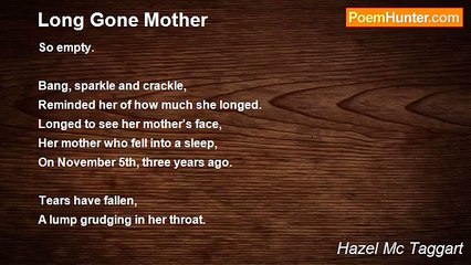Hazel Mc Taggart - Long Gone Mother