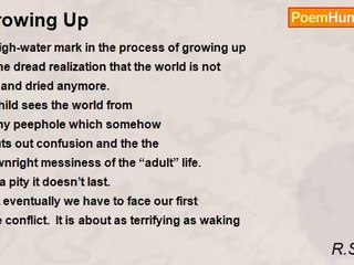 R.S. Farris - Growing Up